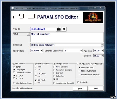 Playstation 3 Save Game Editor